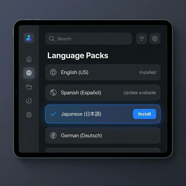 Language Packs